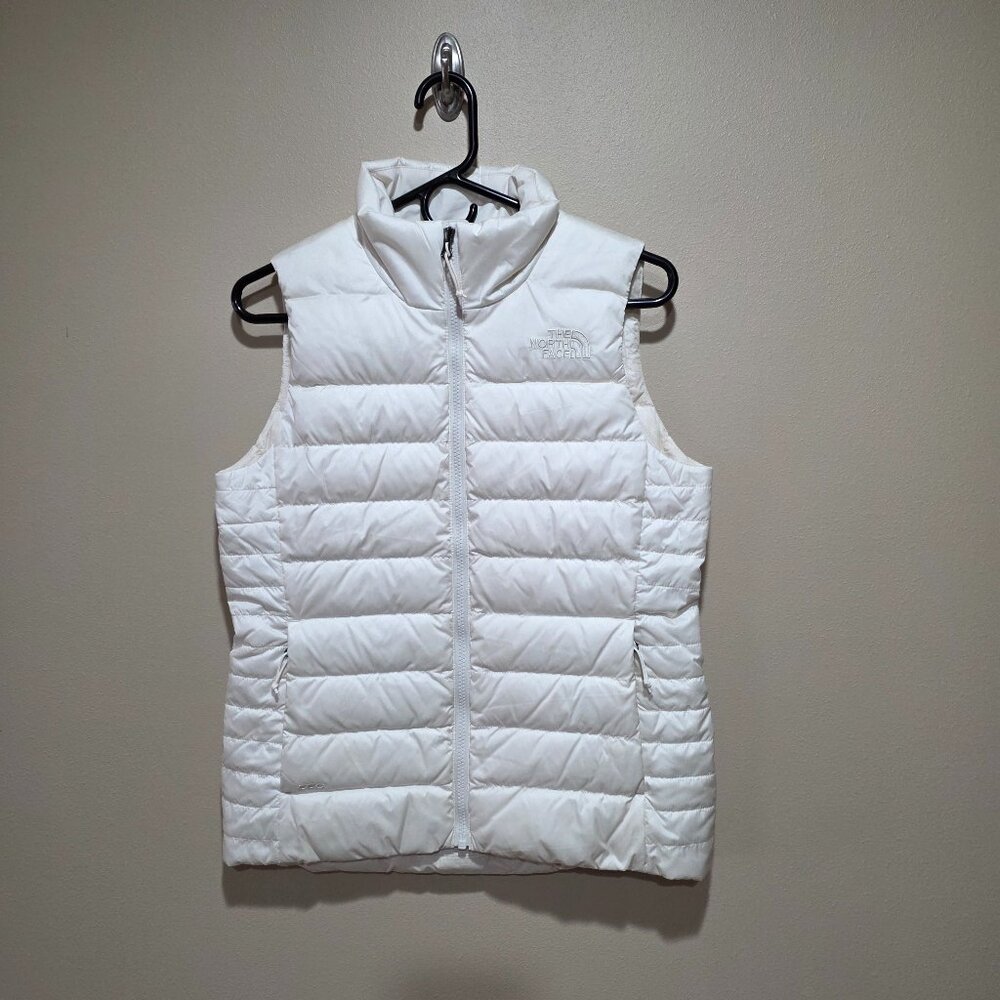 The North Face White Puffer Vest - Picture 2 of 10